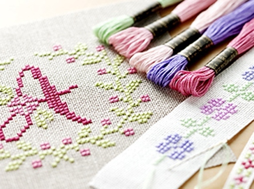 クロス・ステッチを楽しむ