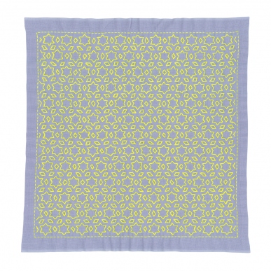 星と三つ菱（ラベンダー）