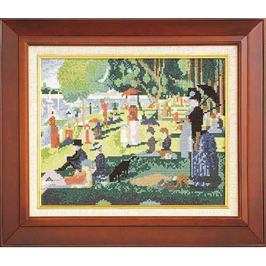 「グランド・ジャット島の日曜日」　スーラ作