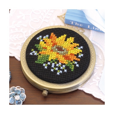 コンパクトミラー　ヒマワリ - 英語