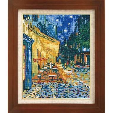 「夜のカフェテラス」　ゴッホ作