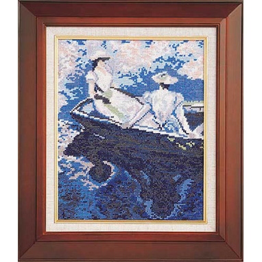 「舟遊び」　モネ作