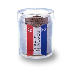 金票40番レース糸(白)100g