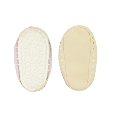 編み付けソール　ベビー用（12cm）　クリーム