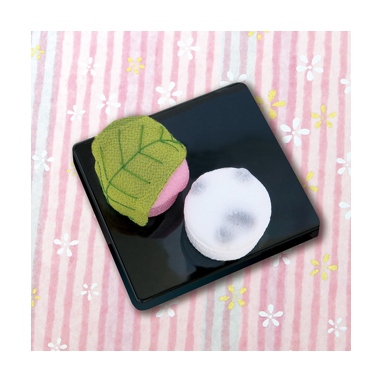 和菓子マグネット 桜餅と豆大福