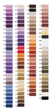 25番刺しゅう糸 単色（紫・茶色系統）