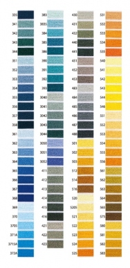 25番刺しゅう糸 単色（青・黄色系統）